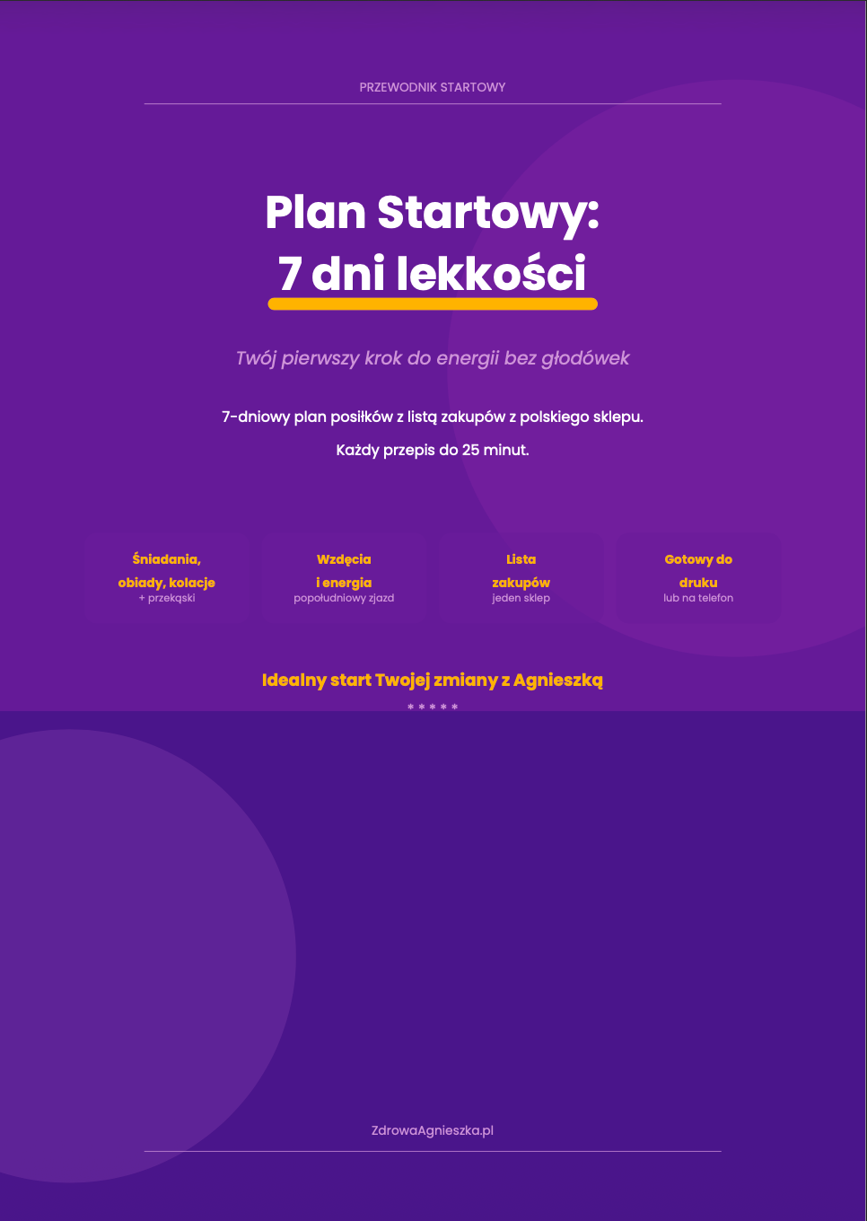 Plan Startowy: 7 dni lekkości